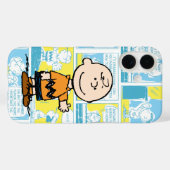 Coques Case-Mate iPhone cacahuètes | Charlie Brown Motif de bande dessinée (Verso (horizontal))