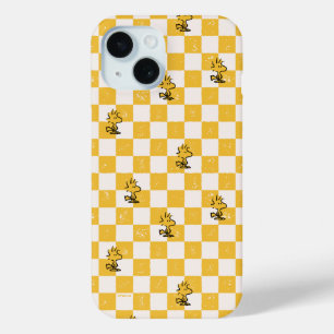 Coque Pour iPhone 15 cacahuètes   Drapeau À damiers bois