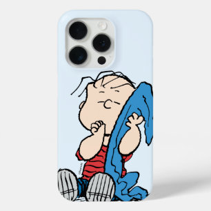 Coque iPhone 15 Pro cacahuètes   Linus et sa couverture