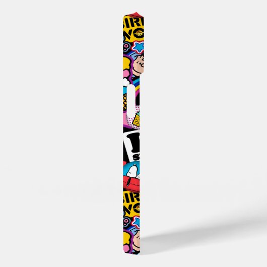 Coques Case-Mate iPhone cacahuètes | Motif de patchs Mixtape (Verso / Droite)