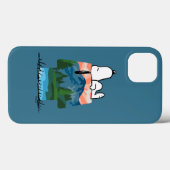 Coques Case-Mate iPhone cacahuètes | Snoopy Dog Sunset View (Verso (horizontal))