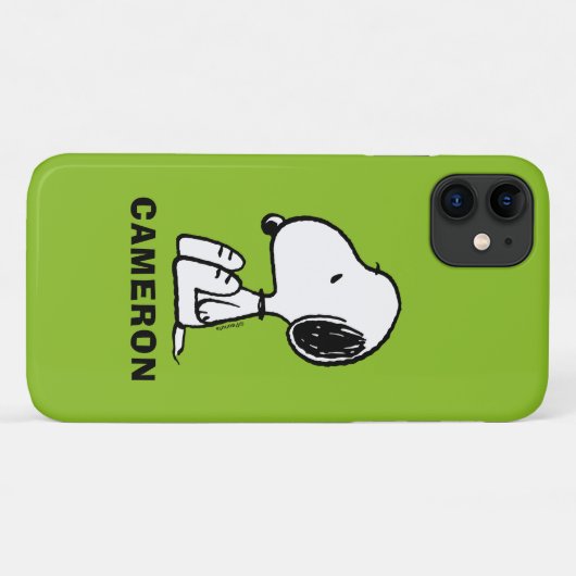 Coques Case-Mate iPhone cacahuètes | Snoopy En Bas (Dos (Horizontal))