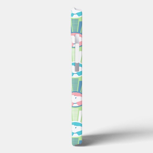 Coques Case-Mate iPhone cacahuètes | Snoopy Mint Green Deco Dreams Motif (Verso / Gauche)