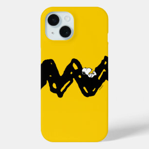 Coque Pour iPhone 15 cacahuètes   Snoopy Nap