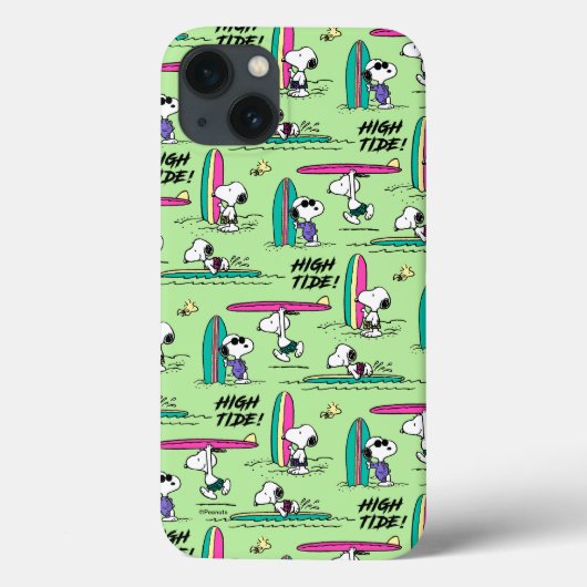 Coques Case-Mate iPhone cacahuètes | Snoopy Ocean High Tide Motif (Verso)
