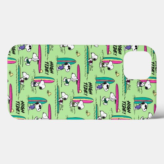 Coques Case-Mate iPhone cacahuètes | Snoopy Ocean High Tide Motif (Verso (horizontal))