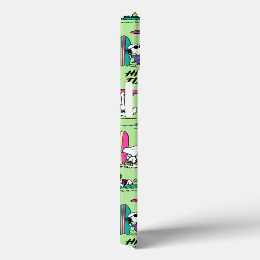 Coques Case-Mate iPhone cacahuètes | Snoopy Ocean High Tide Motif (Verso / Droite)