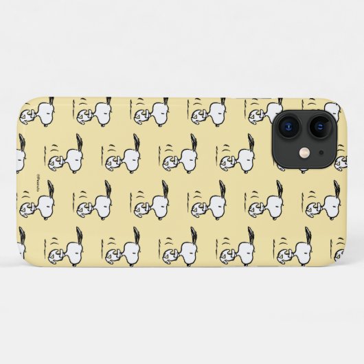 Coques Case-Mate iPhone cacahuètes | Snoopy Running (Dos (Horizontal))