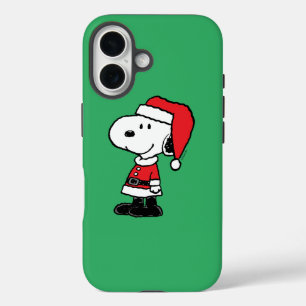 Coques iPhone 16 cacahuètes   Snoopy Santa Claus
