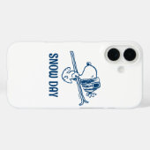 Coques Case-Mate iPhone cacahuètes | Snoopy Ski Trip (Verso (horizontal))