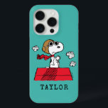 Coque iPhone 15 Pro cacahuètes | Snoopy the Flying Ace<br><div class="desc">Cette jolie conception Peanuts présente Snoopy comme la lecture d'as volant de la Première Guerre mondiale pour prendre sur le Baron Rouge de l'Allemagne.</div>