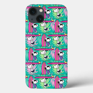 Case-Mate iPhone Case cacahuètes   Snoopy Turquoise Surf Motif