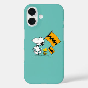 Coques iPhone 16 cacahuètes   Snoopy & Woodstock