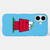 Coques Case-Mate iPhone cacahuètes | Snoopy & Woodstock Doghouse (Verso (horizontal))