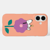 Coques Case-Mate iPhone cacahuètes | Snoopy & Woodstock Flower Whististle (Verso (horizontal))
