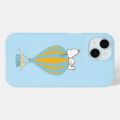 Coques Case-Mate iPhone cacahuètes | Snoopy & Woodstock Hot Air Balloon (Verso (horizontal))