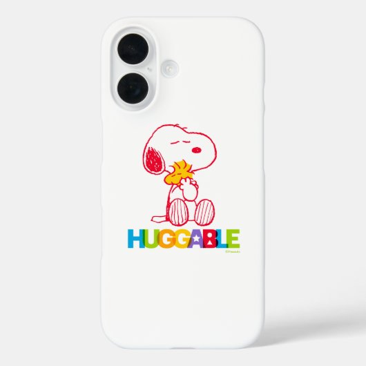 Coques Case-Mate iPhone cacahuètes | Snoopy & Woodstock Huggable (Verso)