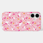 Coques Case-Mate iPhone cacahuètes | Snoopy & Woodstock Motif de coeur (Verso (horizontal))