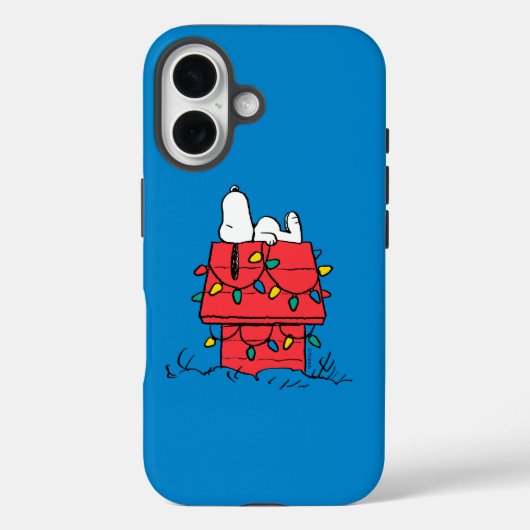 Coques Case-Mate iPhone cacahuètes | Snoopy's Dog House With Lights (Verso)