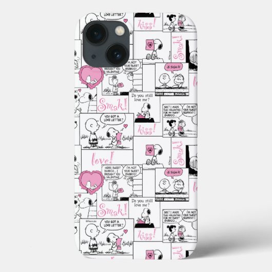 Coques Case-Mate iPhone cacahuètes | Valentine Heart Love Motif (Verso)