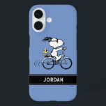 Coques iPhone 16 cacahuètes | Vélo Snoopy & Woodstock<br><div class="desc">Découvrez ce magnifique design de cacahuètes avec Snoopy et Woodstock.</div>