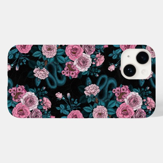 Coques Case-Mate iPhone Caché en rose 2 (Verso (horizontal))