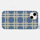Coques Case-Mate iPhone Cachemire Blue Spice Moods Lattice (Verso (horizontal))