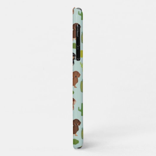 Coques Case-Mate iPhone Cactus à la menthe (Dos/Gauche)