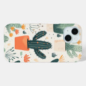 Coques Case-Mate iPhone Cactus amusant iPhone couverture (Verso (horizontal))