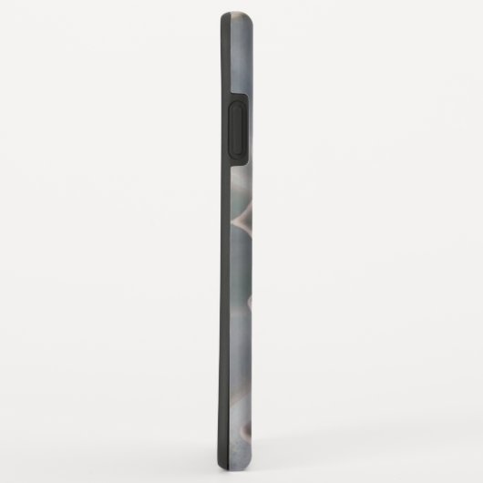 Coques Case-Mate iPhone Cactus blancs, Monogramme, (Dos/Droite)