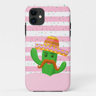 Case-Mate iPhone Case cactus dessinés à la main avec rayures arrière - p