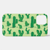 Coques Case-Mate iPhone Cactus dessinés à la main : motif sans soudure. (Verso (horizontal))