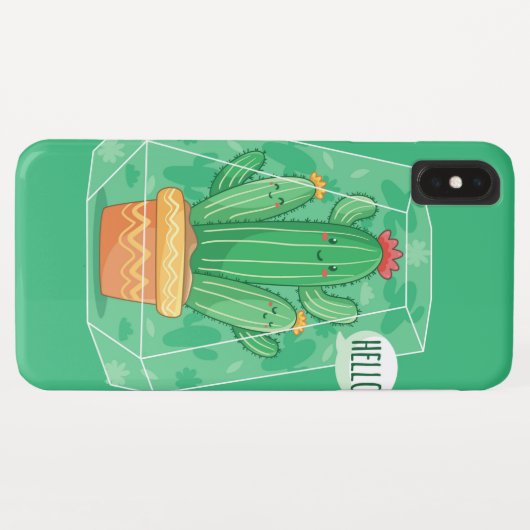 Coques Case-Mate iPhone Cactus mignon (Dos (Horizontal))