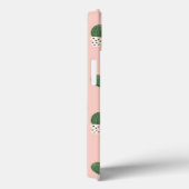 Coques Case-Mate iPhone Cactus mignonnes dans les pots de coeur Motif pers (Verso / Droite)
