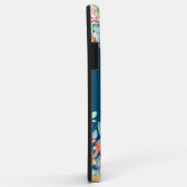 Coques Case-Mate iPhone Cactus Monogramme Succulent Océan Blue Monogramme (Dos/Droite)