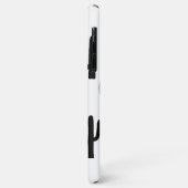Coques Case-Mate iPhone Cactus noir et blanc. Motif cactus moderne (Dos/Gauche)
