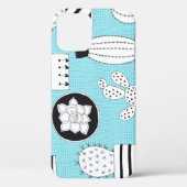 Coques Case-Mate iPhone Cactus, succulent : dessin manuel sans couture. (Verso)
