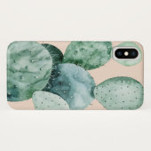 Coques Case-Mate iPhone Cactus sur le corail (Dos (Horizontal))
