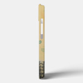 Coques Case-Mate iPhone Cactus vert sur l'arrière - plan jaune (Verso / Gauche)