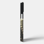 Coques Case-Mate iPhone Cactus vert sur l'arrière - plan jaune (Verso / Droite)