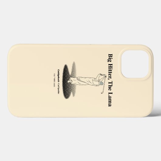 Coques Case-Mate iPhone Caddyshack | Big Hitter, Le Lama (Verso (horizontal))