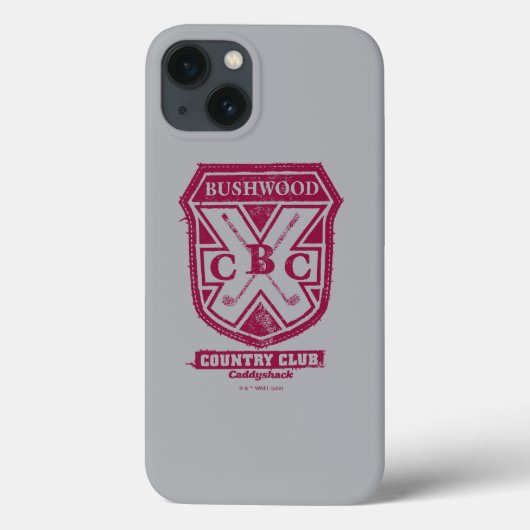 Coques Case-Mate iPhone Caddyshack | Bushwood Country Club Crest (Verso)