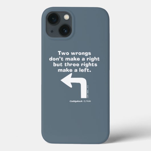 Coques Case-Mate iPhone Caddyshack | Deux erreurs ne font pas un droit (Verso)