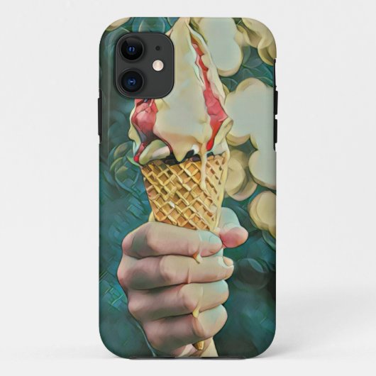 Coques Case-Mate iPhone Cadeau amoureux de crème glacée (Dos)