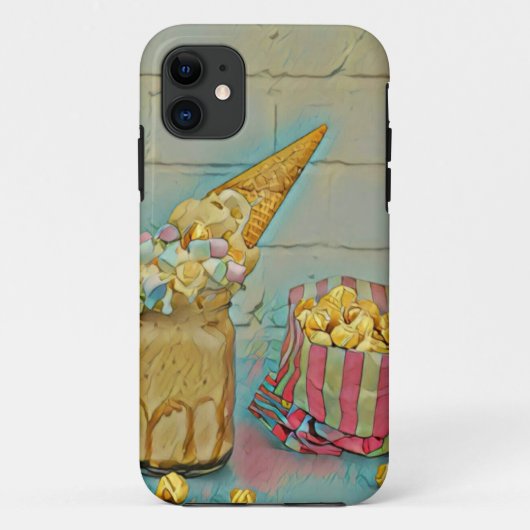 Coques Case-Mate iPhone Cadeau amoureux de crème glacée (Dos)