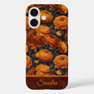 Coques iPhone 16 Cadeau Anniversaire Élégant Ranunculus Fleurs Pers