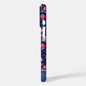 Coques Case-Mate iPhone Cadeau Anniversaire Fleur Rose Nom Gras (Verso / Gauche)