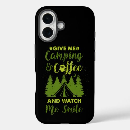 Coques Case-Mate iPhone Cadeau Café Camping Caravane (Verso)