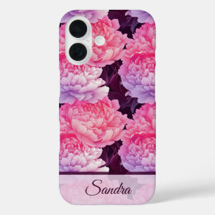 Coques iPhone 16 Cadeau d'anniversaire classique Fleur de pivoine N