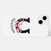 Coques Case-Mate iPhone Cadeau d'anniversaire de cavalier de cheval de fer (Verso (horizontal))